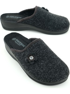 Gezer Kışlık Ev Bahçe Yüksek Topuk Kadın Terlik