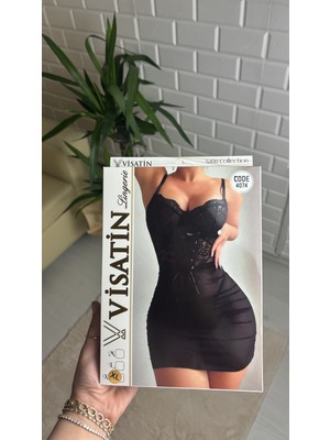 Visatin Kadın Mini Boy Gecelik