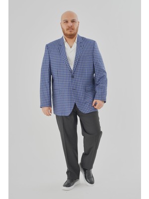 Erkek Desenli Büyük Beden Ceket