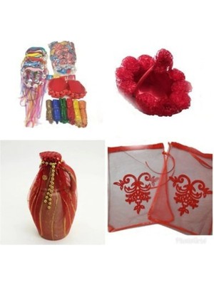 Evsay Kına Gecesi Kına Malzemeleri Kına Seti 354 Parça Parti Malzemesi