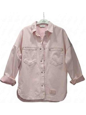 Milla Pamuklu Renkli Denim Ceket (Gömlek Tipi)