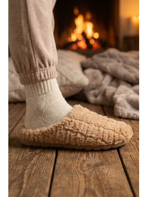 Gezer Kadın Kışlık Ev Bahçe Rahat Taban Gondol Terlik