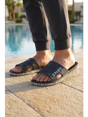 Gezer Yazlık Kaydırmaz Taban Erkek Terlik