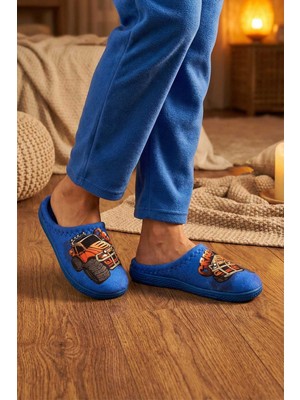 Gezer Erkek Çocuk Kışlık Rahat Taban Ev Bahçe Gondol Terlik