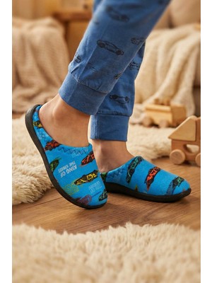 Gezer Erkek Çocuk Kışlık Legend Rahat Taban Ev Bahçe Gondol Terlik