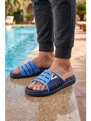 Gezer Erkek Yazlık Eva Islak Zemine Uygun Günlük Ev Bahçe Havuz Banyo Terlik