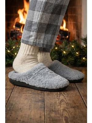 Gezer Kadın Kışlık Peluşlu Tasarım Ev Bahçe Gondol Terlik