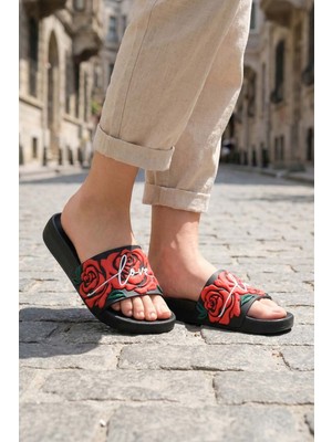 Gezer Kadın Yazlık Rahat Taban Ev Bahçe Günlük Terlik