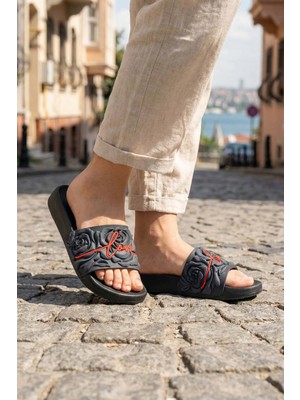 Gezer Kadın Yazlık Rahat Taban Ev Bahçe Günlük Terlik