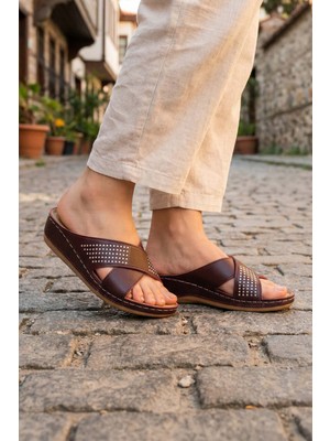 Gezer Yazlık Kadın Rahat Taban Günlük Terlik