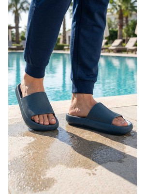 Gezer Yazlık Erkek Eva Banyo Bahçe Islak Zemine Uygun Terlik
