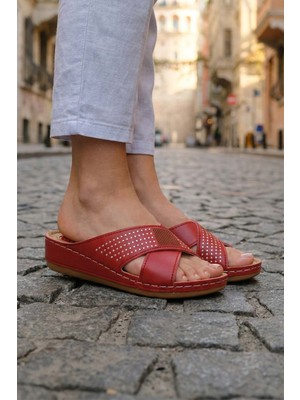 Gezer Yazlık Kadın Rahat Taban Günlük Terlik