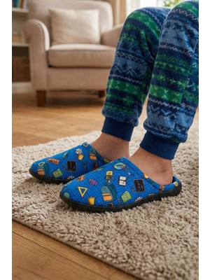 Gezer Erkek Çocuk Kışlık Rahat Taban Ev Bahçe Gondol Terlik