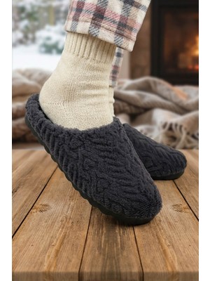 Gezer Kadın Kışlık Esnek Rahat Taban Ev Bahçe Gondol Terlik