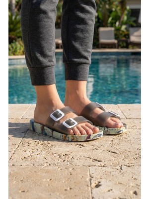 Gezer Kadın Yazlık Rahat Taban Havuz Plaj Banyo Günlük Terlik