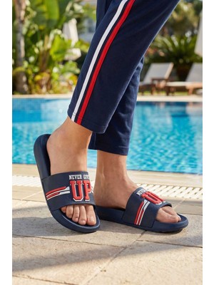 Gezer Erkek Yazlık PU Islak Zemine Uygun Ev Banyo Bahçe Havuz Terlik