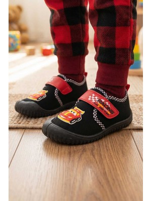 Gezer Yazlık Erkek Çocuk Rahat Taban Cırt Cırtlı Ayarlanabilir Keten Ev Okul Kreş Günlük Ayakkabı