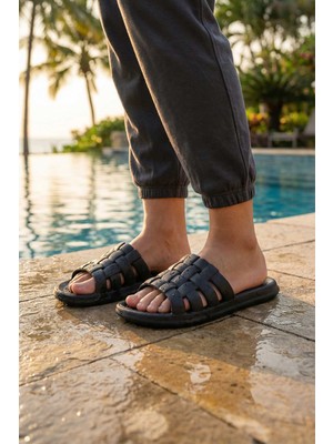 Gezer Yazlık Kaydırmaz Taban Kadın Terlik