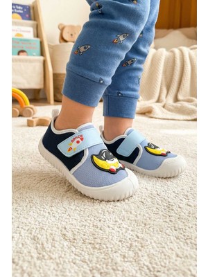 Gezer Yazlık Erkek Çocuk PVC Taban Cırt Cırtlı Ayarlanabilir Keten Günlük Ayakkabı