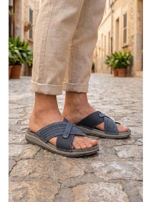 Gezer Yazlık Erkek Tasarım Rahat Taban Günlük Terlik