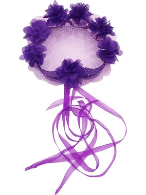 Evsay Tef Kına Gecesi Kına Malzemesi Lazer Güllü Kurdaleli Tef Lila 5 Adet