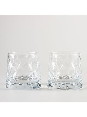 SHC4200 Hediyesepeti Kristal Desenli 2li Set Meşrubat Bardağı