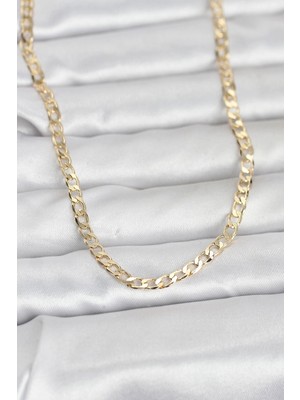 cm 14K Gold Renk Zincir Model 60 cm Kadın Kolye