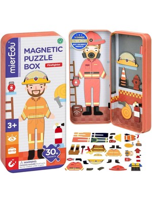 Mieredu Manyetik Puzzle Kutusu - Itfaiyeci