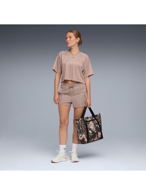 Puma P League 3 Kadın Krem Antrenman Şortu.88