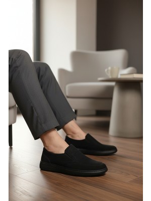 Enoch Hakiki Deri Erkek Casual Klasik Ayakkabı - Konforlu Slip-On Tasarım