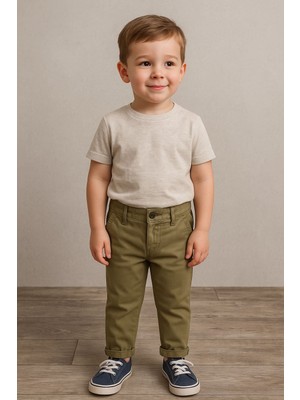 Yiğit Butik Erkek Çocuk Gabardin Kumaş Pantolon