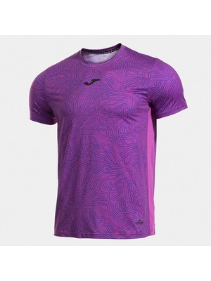 Joma 103993.581 R-Nature Sleeve Erkek Mor Spor Tişört