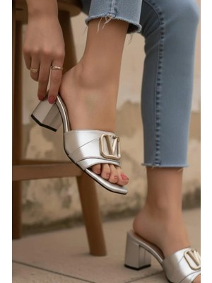 Marina Rosse Kadın Bonita Topuklu Terlik