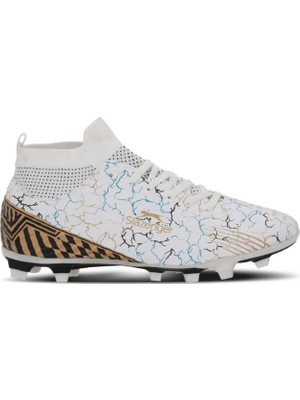 Slazenger Corner Erkek Halı Saha Beyaz / Mavi Futbol Ayakkabısı SA25FE002-041