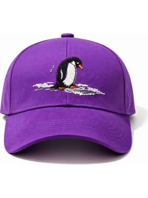 SF Collection Nihilist Penguen Nakışlı Basic Unisex Spor Şapka