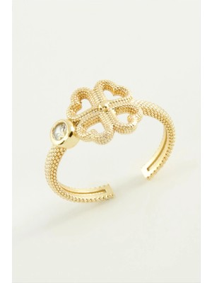 Yonca Metal Yüzük Nemere