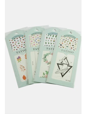 Karışık Tattoo Dövme Sticker 1 Adet Nemere