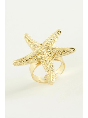 Deniz Yıldızı Metal Yüzük Nemere