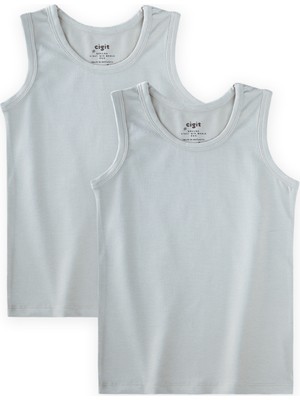 Cigit Ikili Geniş Askılı Atlet 2-11 Yaş Taş