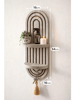 Dingoda Mdf Duvar Rafı – Dekoratif Tasarım