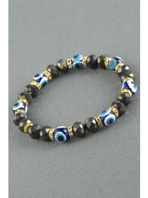 Nazar Taşlı Kristal Bileklik Nemere