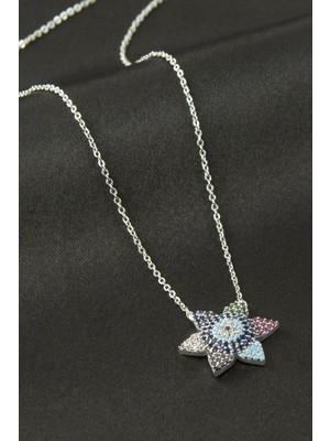 Yıldız Zirkon Taşlı Kolye Nemere