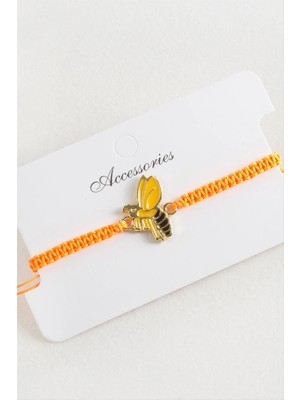 Arı Makrome Örgülü Bileklik Nemere