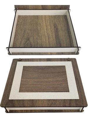 Ahşap Derili Hediye Kutusu Nemere