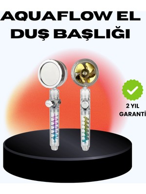 Döner Pervaneli El Duşu Başlığı – Su Tasarruflu, Basınç Artırıcı, Yağmur Etkili Nemere