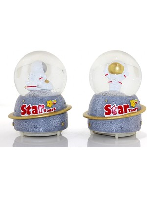 Kar Küresi Işıklı Müzikli 13 cm Nemere