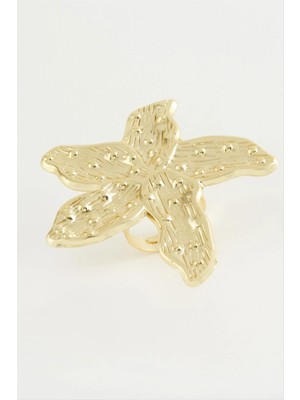 Çiçek Metal Yüzük Nemere