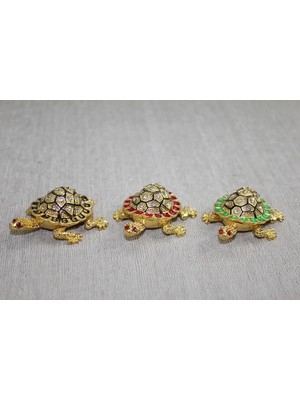 Swaroski Minik Kaplumbağa Figürü ALK3867 Nemere