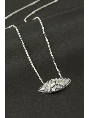 Göz Zirkon Taşlı Kolye Nemere