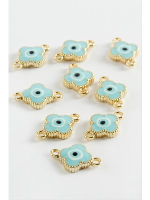 Çiçek Çift Kulplu Mineli Bileklik ve Kolye Ucu Aparatı 1 Adet Nemere